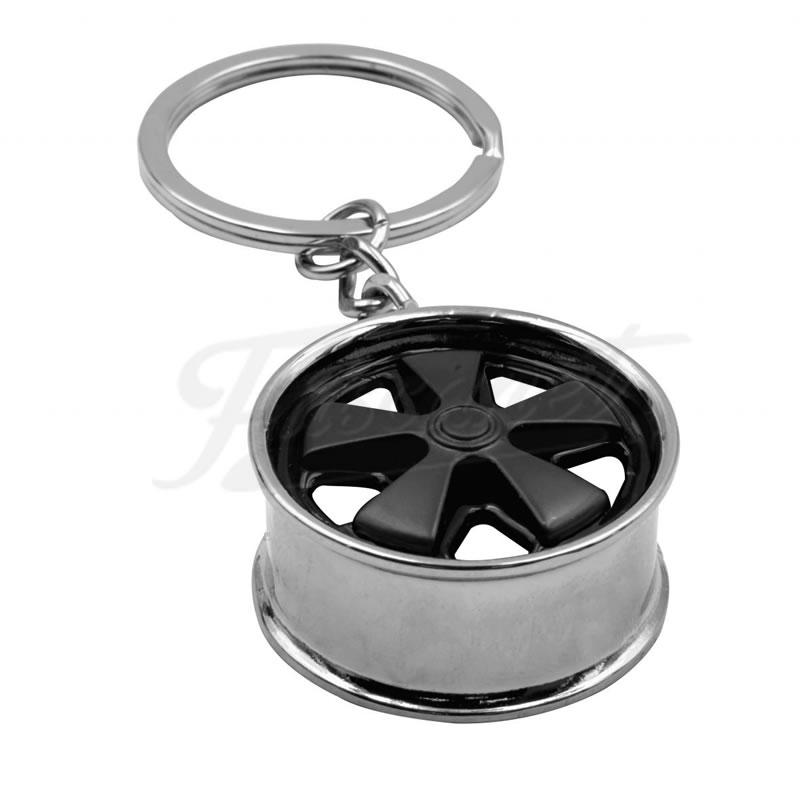 Llavero EMPI llanta Fuchs negra