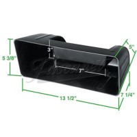 Guantera plástica para ocultar radio