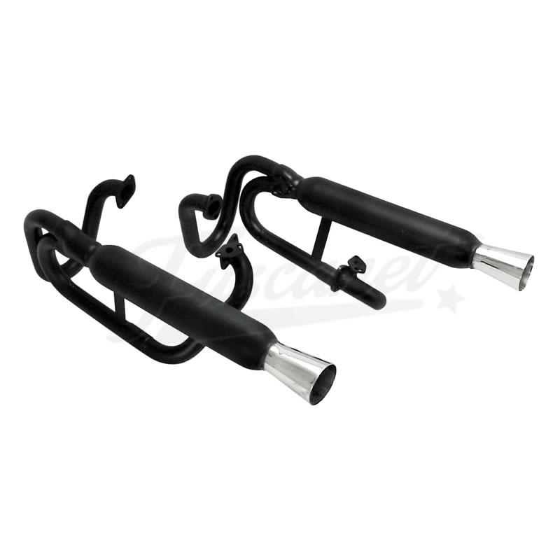 Escape EMPI Buggy dobles negro punta cromada