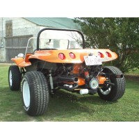 Escape para Buggy con salidas cromadas 2x1 EMPI