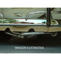 Silenciador INOX oculto para Merged EMPI