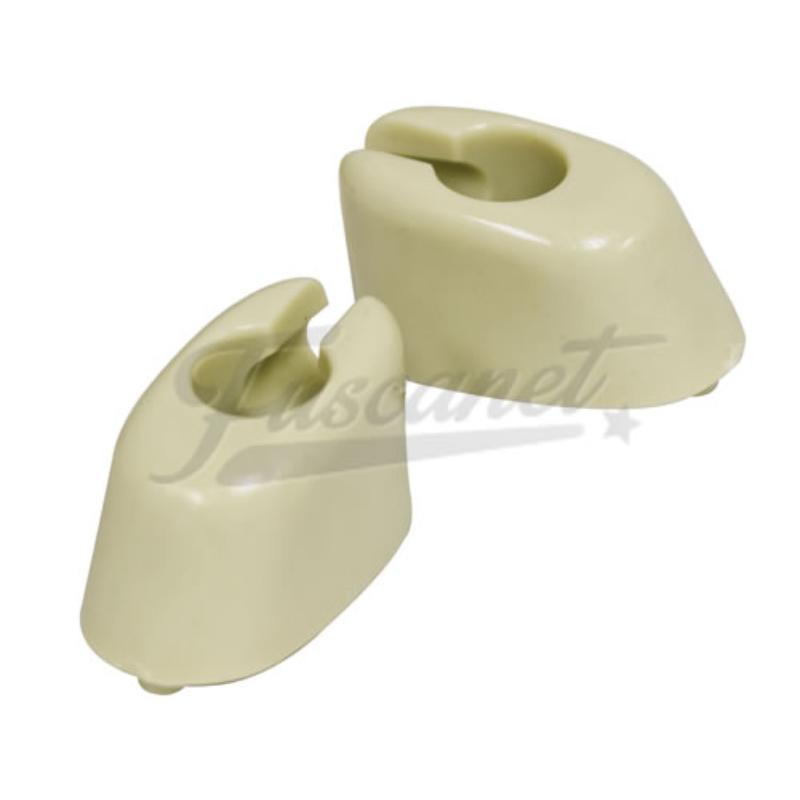 Clip para parasoles 62-67, marfil