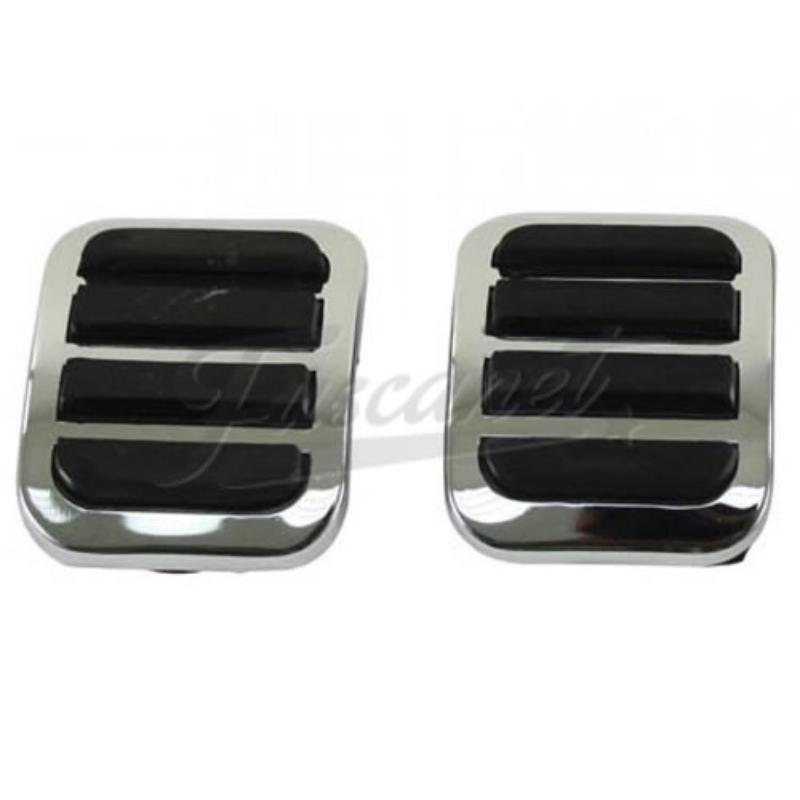 Pedal deportivo freno embrague goma metal 
