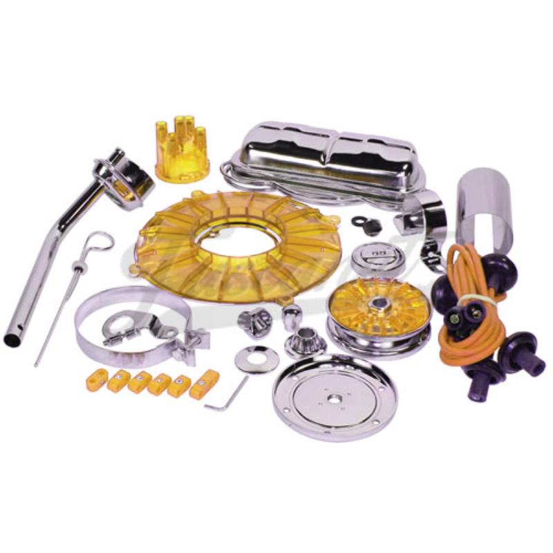 Cromado motor super lujo amarillo (kit 17 piezas) Cromado motor super lujo amarillo (kit 17 piezas)