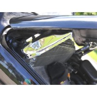 Bisagras de baúl cromadas