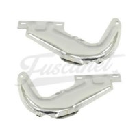 Bisagras de baúl cromadas