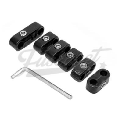 Separador Cables Bujias 7mm Negro EMPI