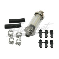 Kit Filtro EMPI Combustible Vidrio lavable 1/4 6mm