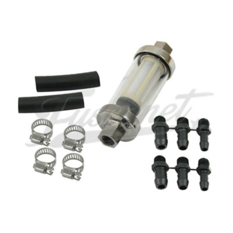 Kit Filtro EMPI Combustible Vidrio lavable 1/4 6mm