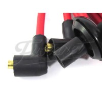 Cables bujía VW Fusca EMPI 8mm siliconados rojos