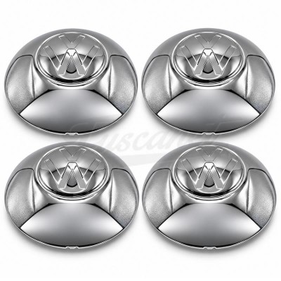 Juego Tazas Cromadas VW Mexico 5x205 Escarabajo Kombi