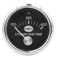 Reloj temperatura tapa cilindros empi smiths fondo negro 52mm