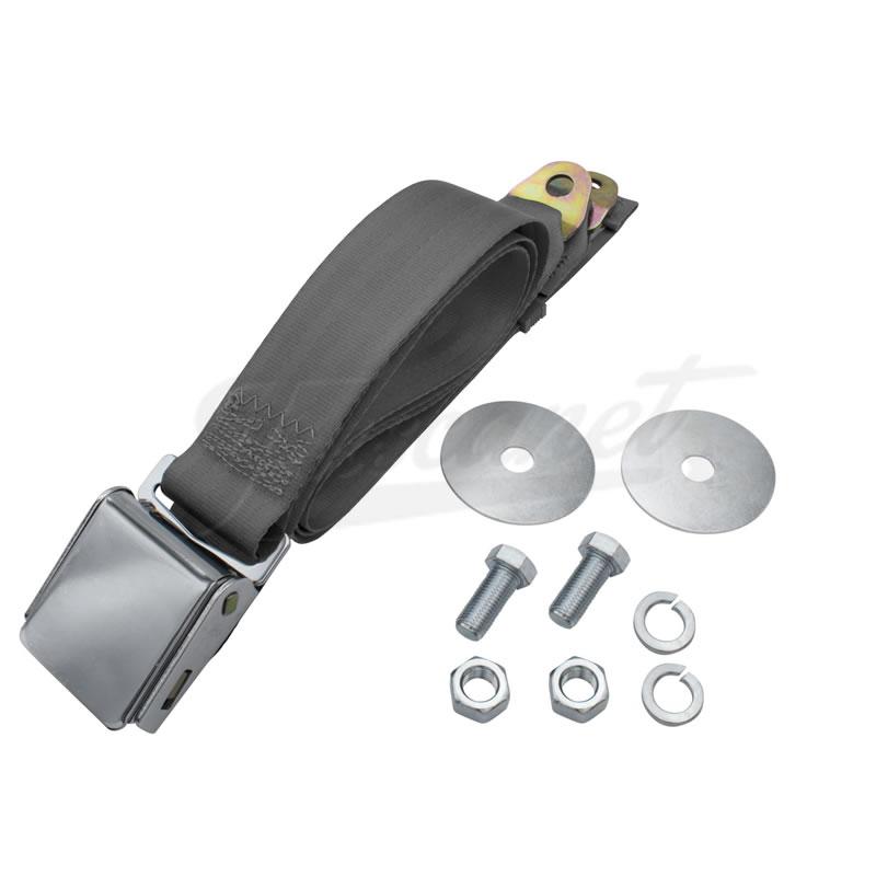 Cinturón Seguridad universal 2 puntos 183 cm EMPI gris