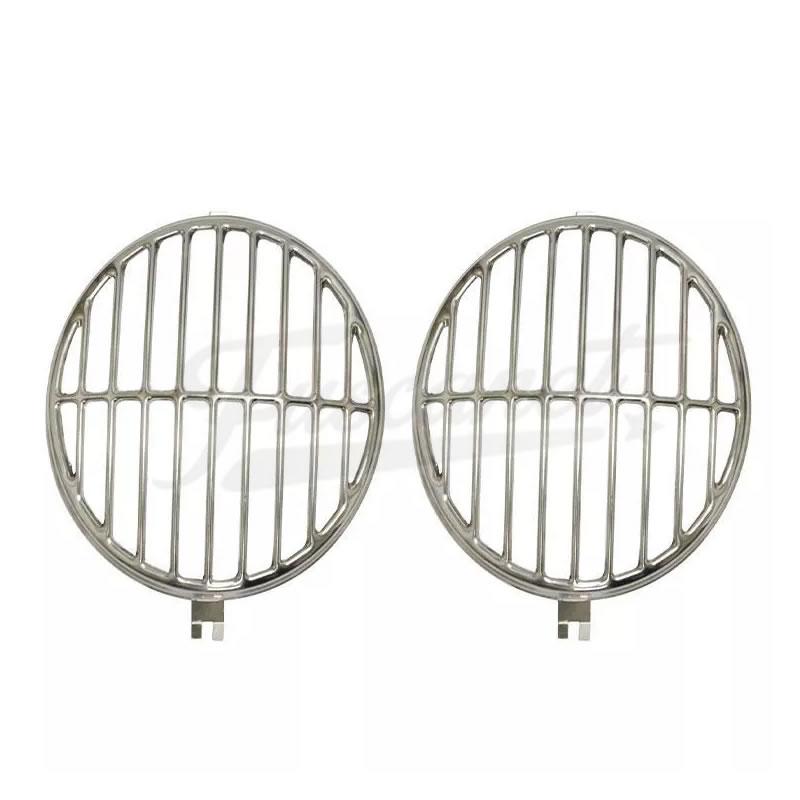 Protector Rejilla Inox optica farol tipo hella Fusca y 356 Protector Rejilla Inox optica farol tipo hella Fusca y 356