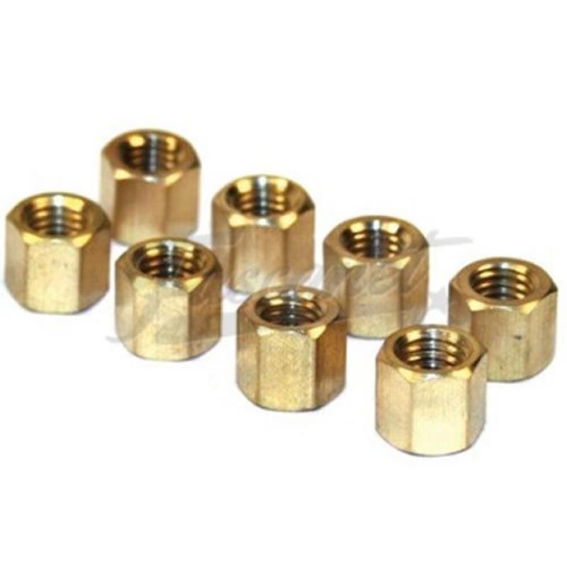 Tuercas especial admisión /escape 8/11mm Bronce