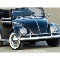 Paragolpe delantero completo Escarabajo 55/67 triple cromado