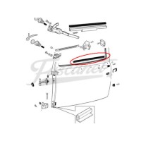 Coliza en goma-metal interna para Fusca alemán 52-64