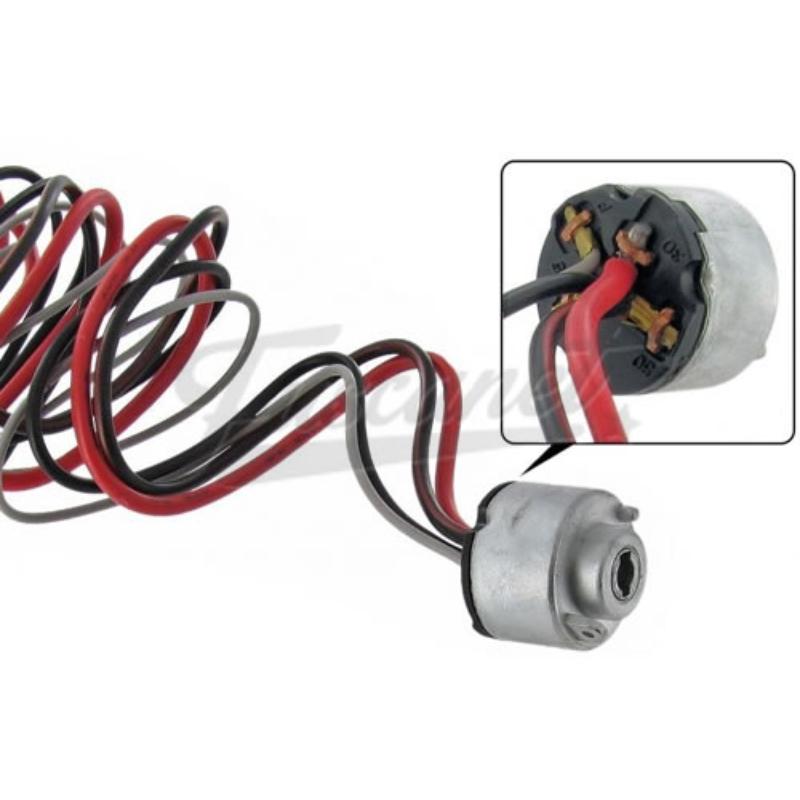 Parte eléctrica llave contacto fusca 68-70 ghia t2 t3