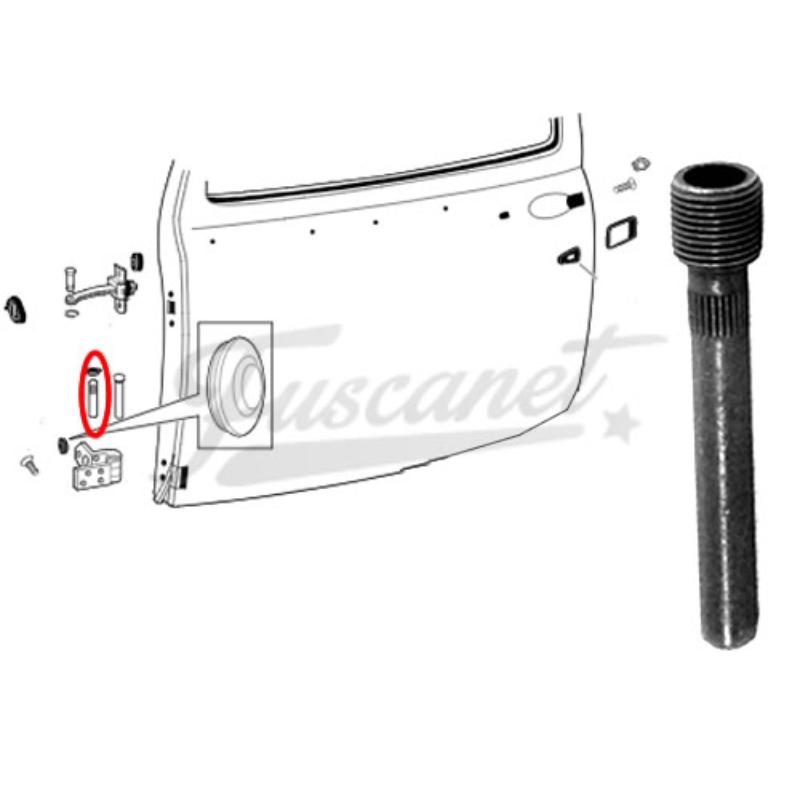 Perno Bisagra Puerta Rosca Espejo VW Fusca viejo
