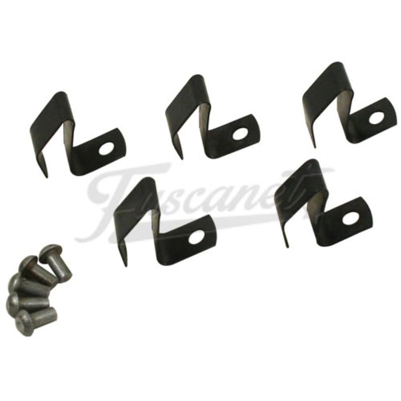Juego Grapas grampas Remaches Rueda VW 5x205 p/ taza 1200