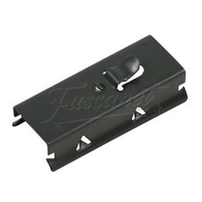 Clip para coliza o canaleta de vidrio