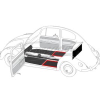 Paneles bajo asiento EMPI negros