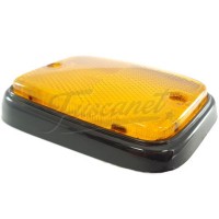 Acrílico ambar y negro para base o zócalo de señalero lateral kombi 