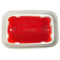 Acrílico rojo y plateado para base o zócalo de señalero lateral kombi 