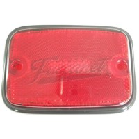 Acrílico rojo y negro para base o zócalo de señalero lateral kombi 