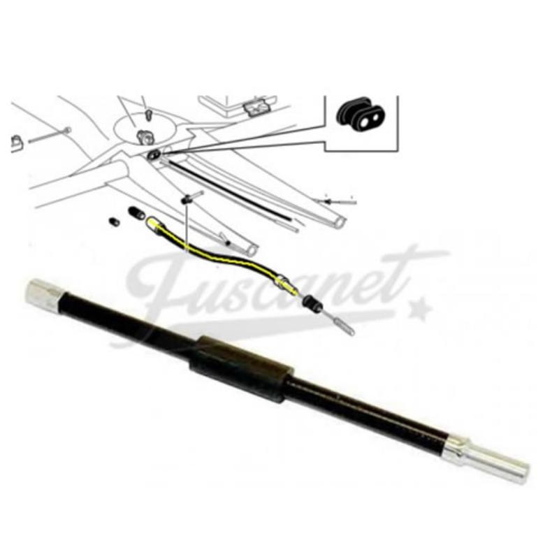 Tubo flexible de cable embrague Escarabajo 1200 1600 Tubo flexible de cable embrague Escarabajo 1200 1600