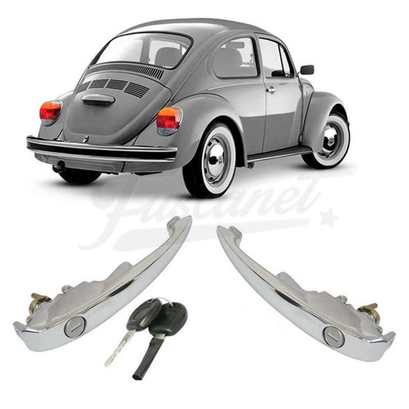 Kit manijas Escarabajo 78/.. gatillo cromada misma llave